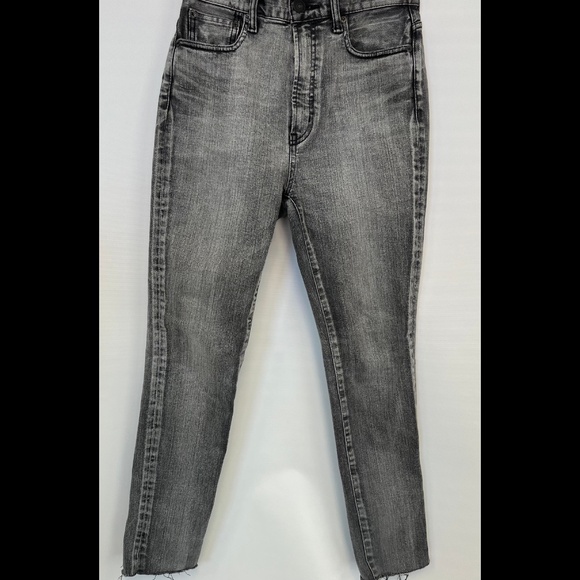 Moussy Vintage Gray cotton blend jeans, size 26 - Picture 2 of 4